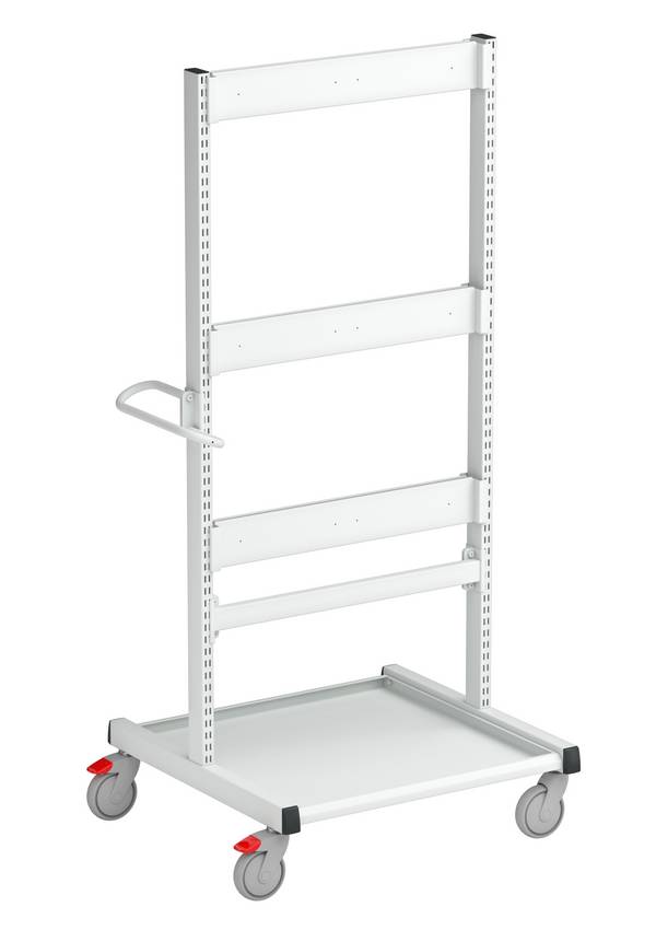 Treston Magazin-Wagen BT-550B für 8 Kleinteilemagazine Serie 550, mit unterer Ablage. BxTxH 790x760x1770 mm