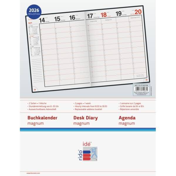 RIDO/IDE Buchkalender magnum-1