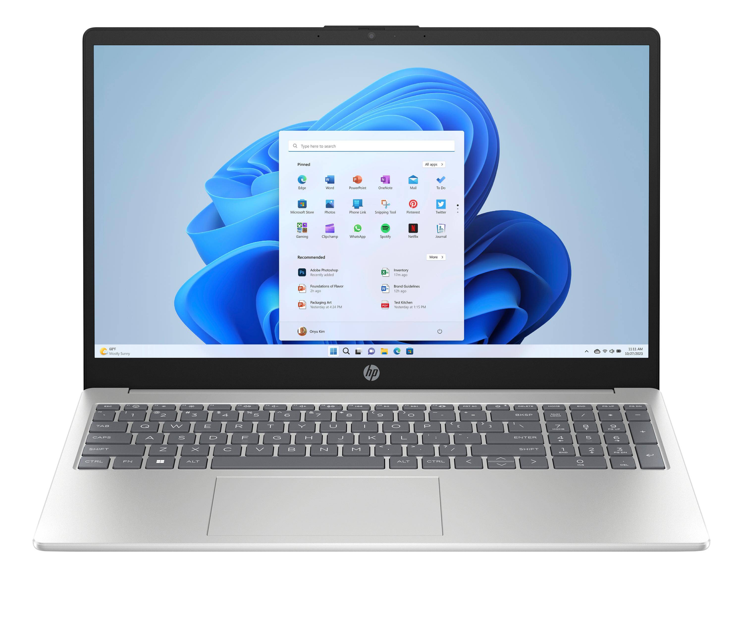 HP 15-fc0554ng, AMD Ryzen™ 5, 2,8 GHz, 39,6 cm (15.6"), 1920 x 1080 Pixel, 16 GB, 1 TB-0