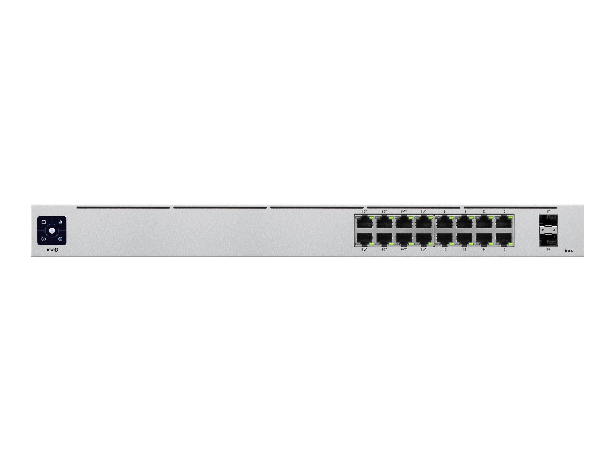 Ubiquiti Networks USW-16-POE Switch - 16 Anschlüsse - managed Netzwerkgerät-0