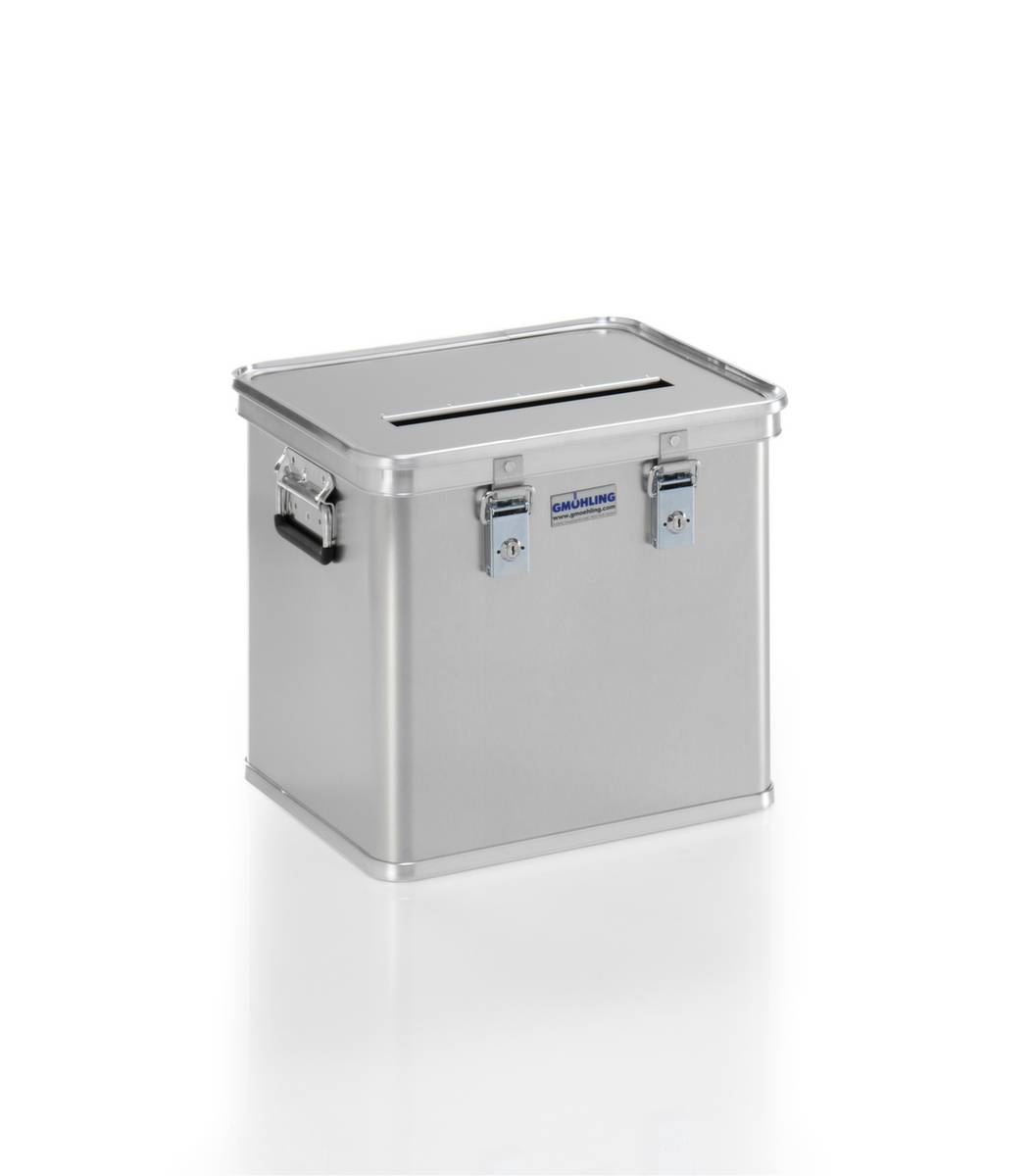 Wahlurne,HxLxB 398x457x370mm,50l,Wand Alu alusilber-0