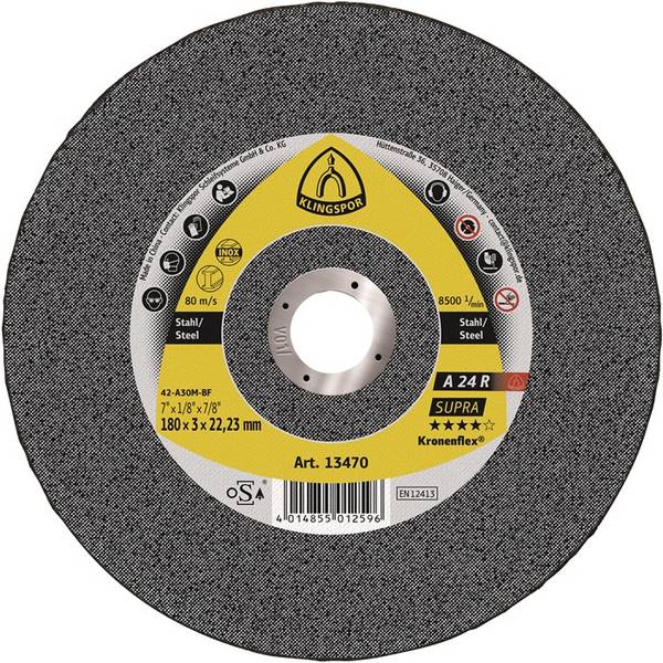 Trennscheibe A 24 R Supra D230x3mm ger.STA Bohr.22,23mm KLINGSPOR