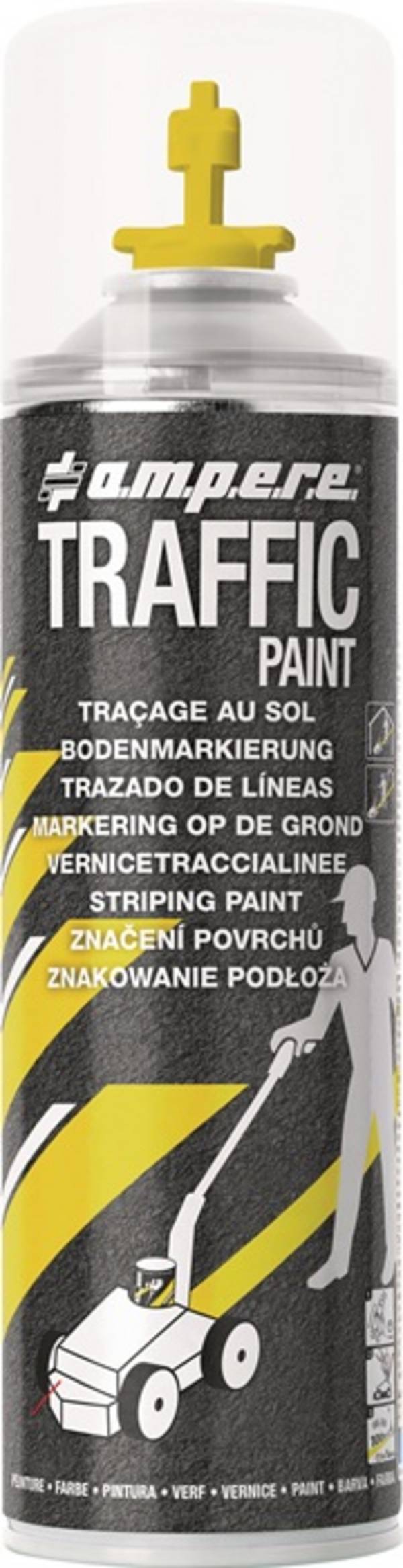 Bodenmarkierspray TRAFFIC PAINT® 500ml gelb AMPERE