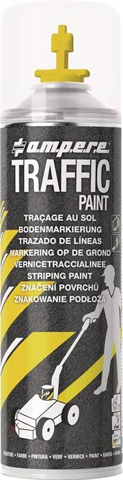 Bodenmarkierspray TRAFFIC PAINT® 500ml gelb AMPERE-0