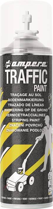 Bodenmarkierspray TRAFFIC PAINT 500ml weiß AMPERE-0