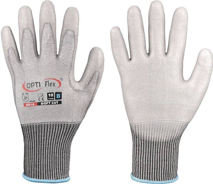 Handschuh SOFT CUT Gr.10 grau EN 420/EN 388 PSA II OPTIFLEX-0