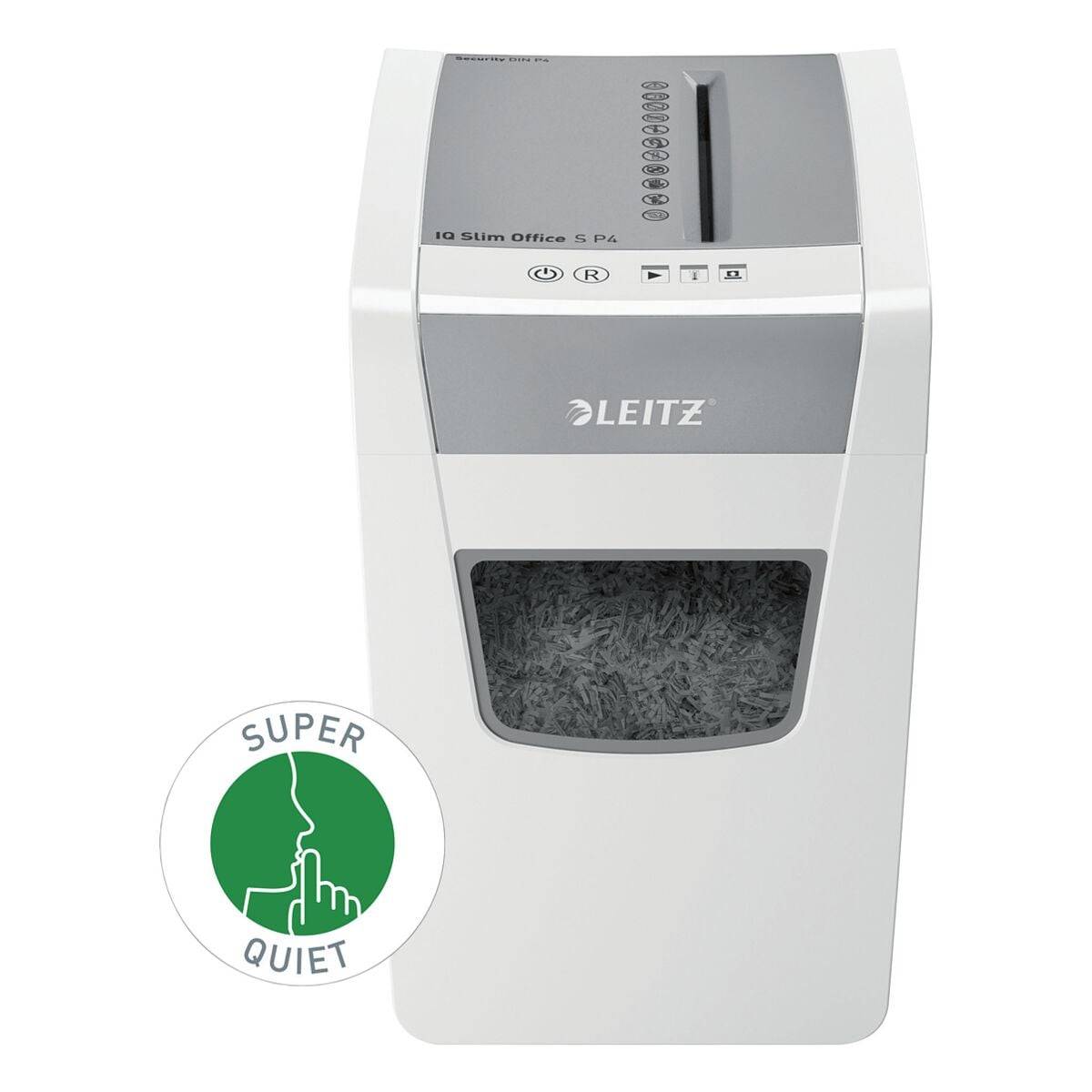 Leitz IQ Aktenvernichter »Slim Office S« P4-2
