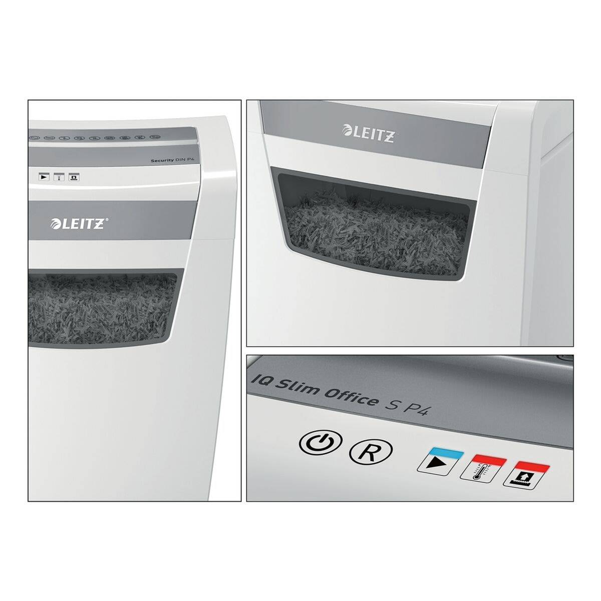 Leitz IQ Aktenvernichter »Office S« P4-3