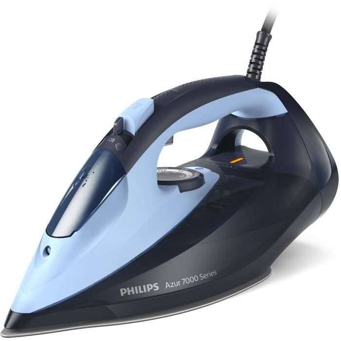 Philips Dampfbügeleisen DST7041/20 | 2800 W | SteamGlide Elite | 50 g/min Dampf | Anti-Kalk | Tropf-Stopp | Blau-0