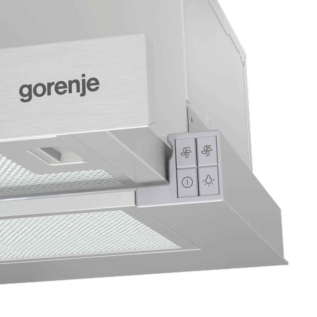 Gorenje Dunstabzugshaube TH62E3X ausziehbar 60cm Flachschirmhaube-2