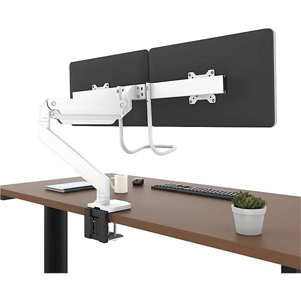 EPPA CROSSBAR-Monitorarm Schwenkbereich 20° HxBxT 830 x 160 x 230 mm weiß. Fellowes GmbH 83913249-1