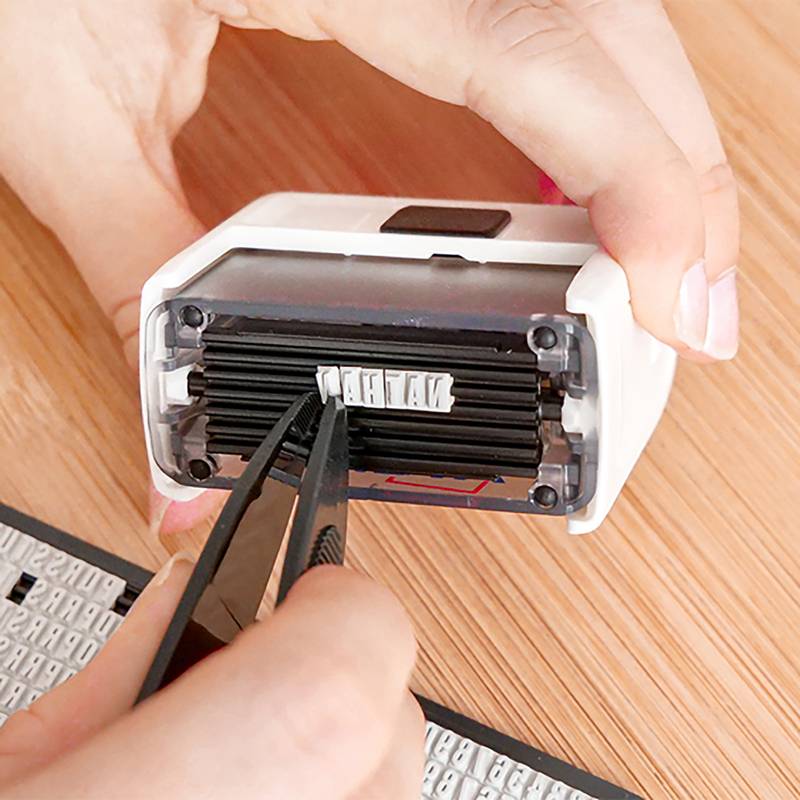 Textil Stempel Tinte schwarz-0