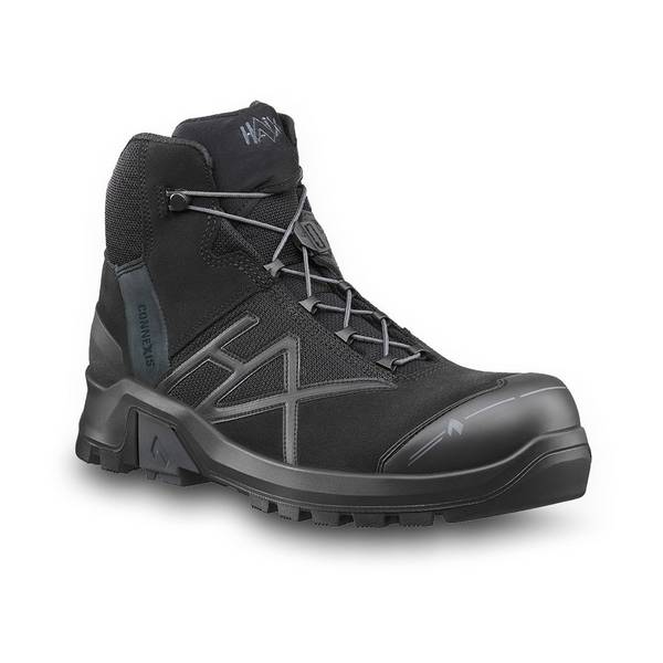 HAIX CONNEXIS Safety+ GTX mid black-black,ESD,Goretex,Gr.51 (UK 15,0)