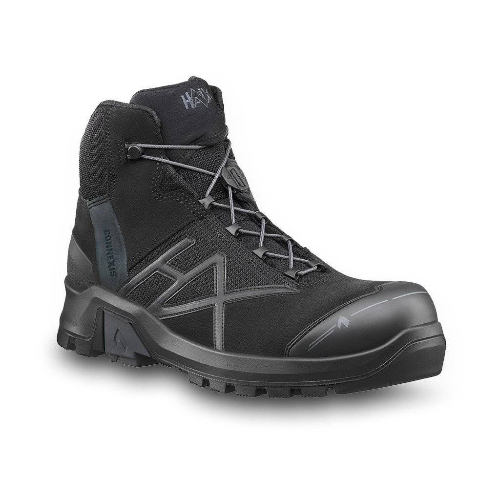 HAIX CONNEXIS Safety+ GTX mid black-black,ESD,Goretex,Gr.51 (UK 15,0)-0