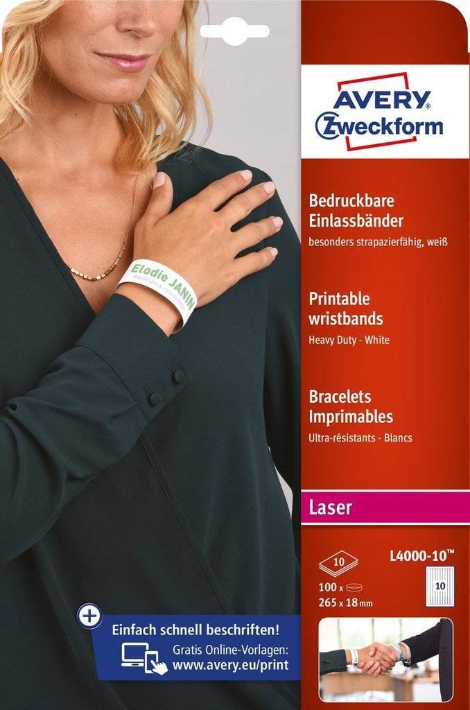 AVERY ZWECKFORM - Avery L4000-10 - Weiß - Rechteck - 265 mm - 18 mm-2