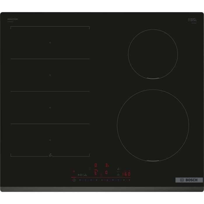 Serie 6 PIX631HC1E, Schwarz, Integriert, 60 cm, Zonen-Induktionskochfeld, Glaske-0