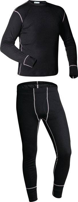 Thermofunktionsunterwäscheset DELPHI Gr.XXL schwarz ELYSEE-2