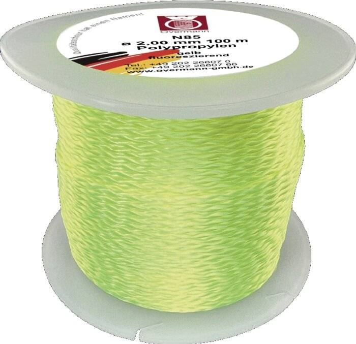 Maurerschnur PP fluoresz.2,0mm 100m gelb Overmann - Artikel: 4016590004508-2