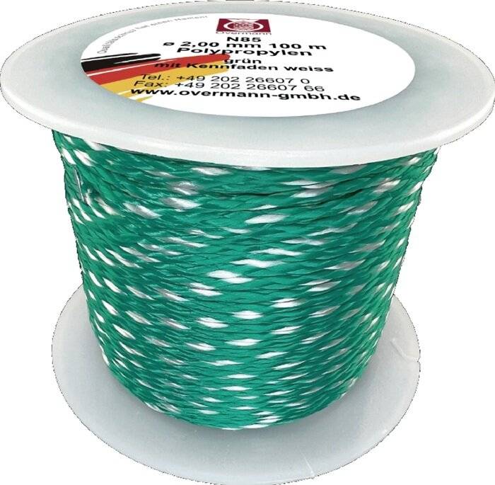 Maurerschnur PP 1,7mm 50m grün Overmann - Artikel: 4016590003556-2