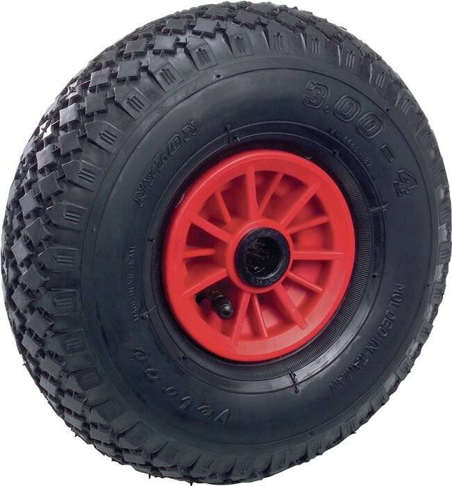 Luftrad 70100 D.260mm Trgf.200kg Ersatzrad Block 2 PR Gleitlager FETRA-0