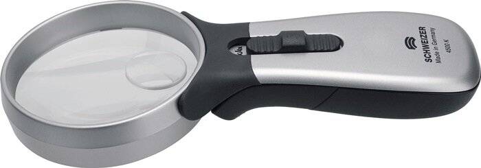 SCHWEIZER Tech-Line CLASSIC, 4500K 2 x / 4 x ; Ø 70 / Ø 22,8 mm, bifokal, bikonvex-2