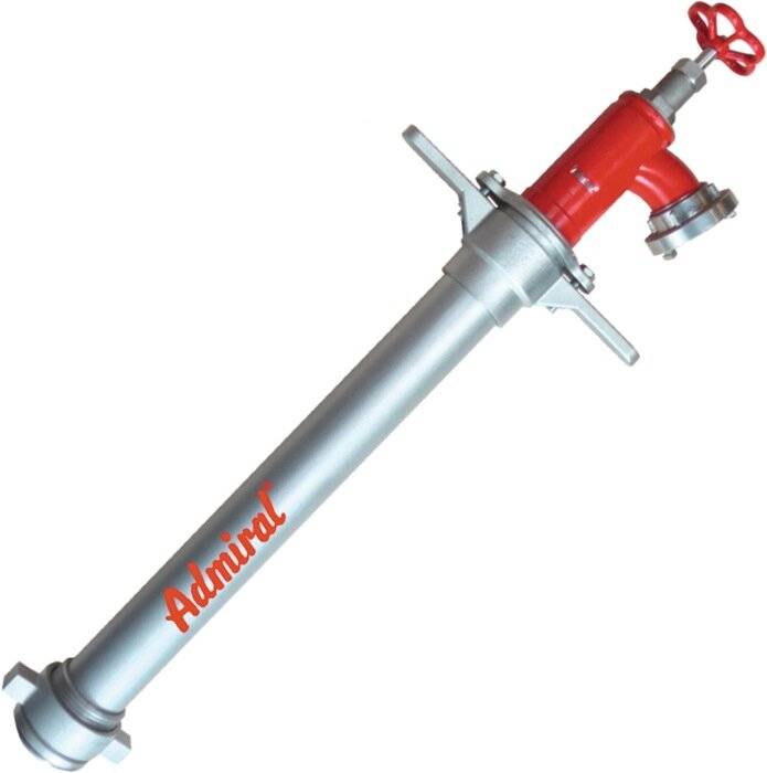 Hydrantenstandrohr STORZ Alu.DN 80 1xC-Abgang,1 Ventil ADMIRAL-2