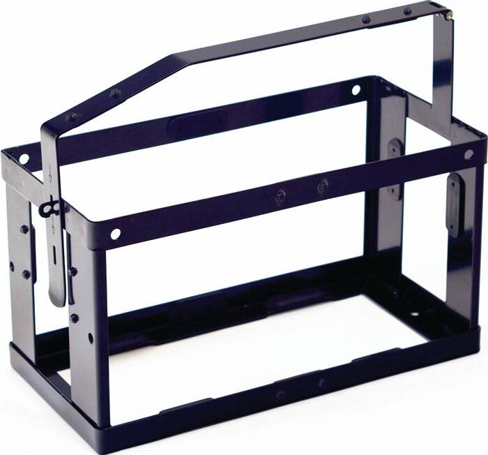 Kanisterhalterung L.377mm B.174mm H.293mm Tiefschwarz RAL 9005 2,17kg VALPRO-2