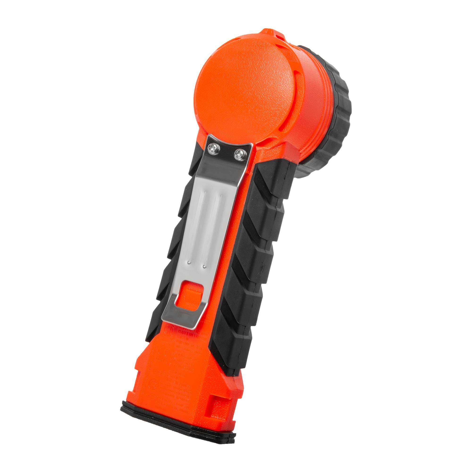 M-FIRE Feuerwehr Handlampe - ROT - Winkelkopf - Knickkopf - ATEX-2