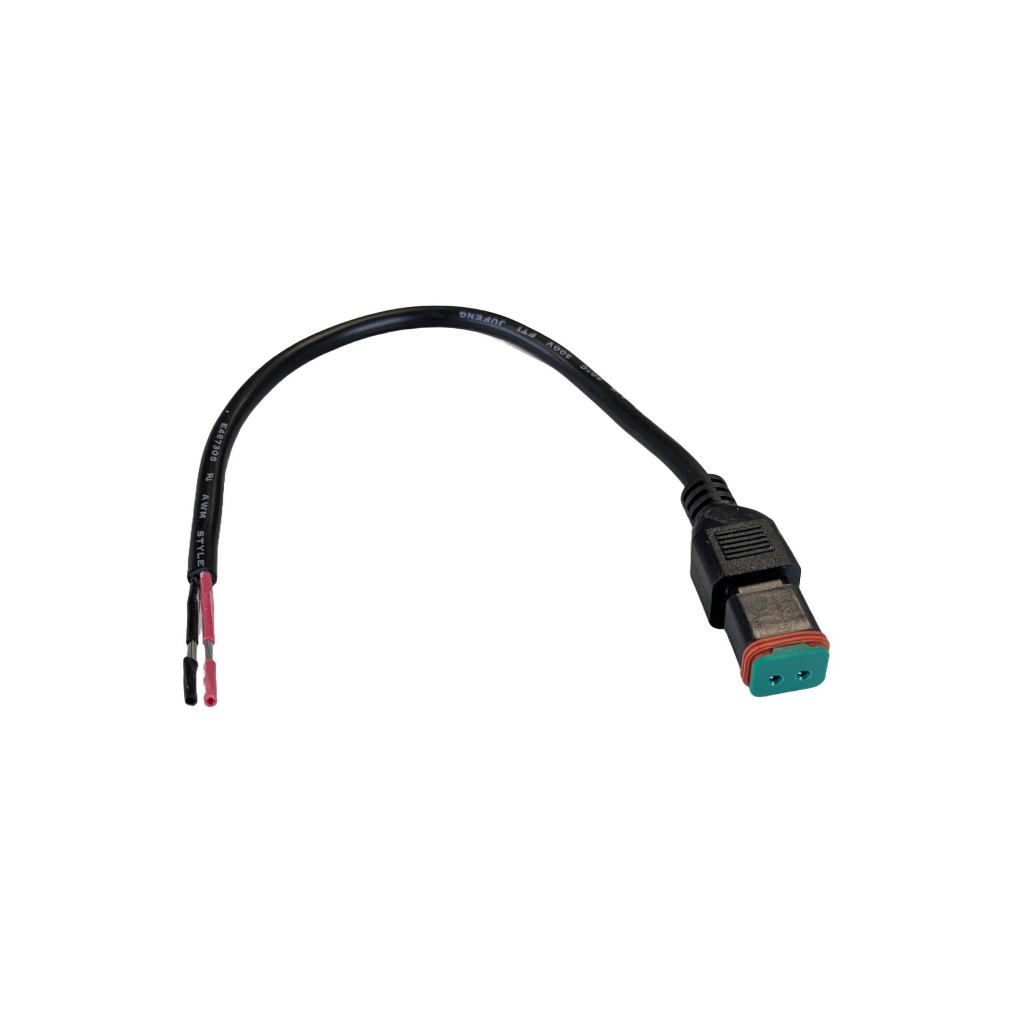 2-POLIG Adapterstecker | Buchsengehäuse | f. DEUTSCH DT - 30cm-1