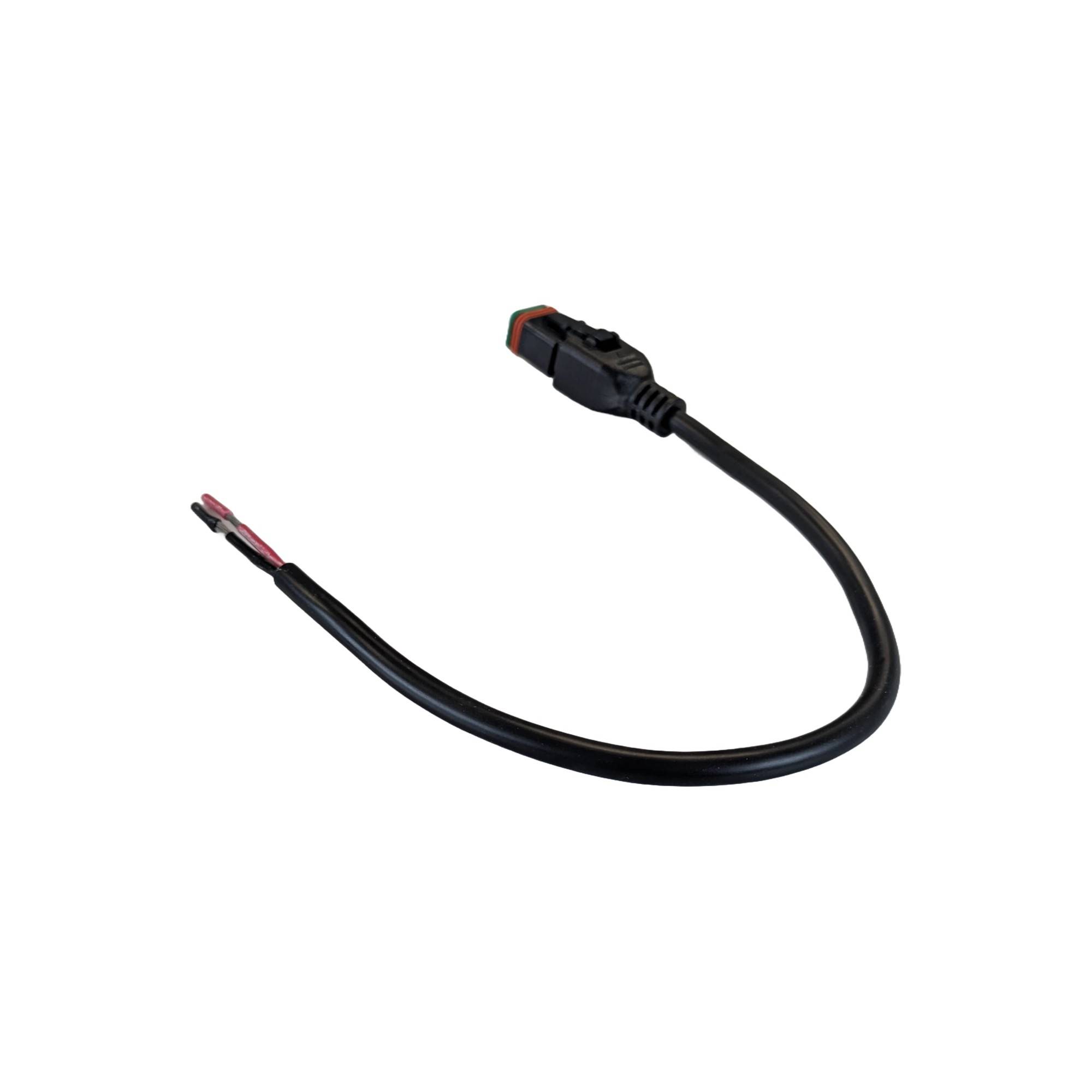 2-POLIG Adapterstecker | Buchsengehäuse | f. DEUTSCH DT - 30cm-2