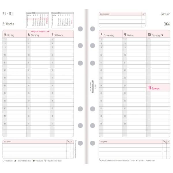 AVERY ZWECKFORM - Kalendereinlage 2026 Wochenplan Midi-1