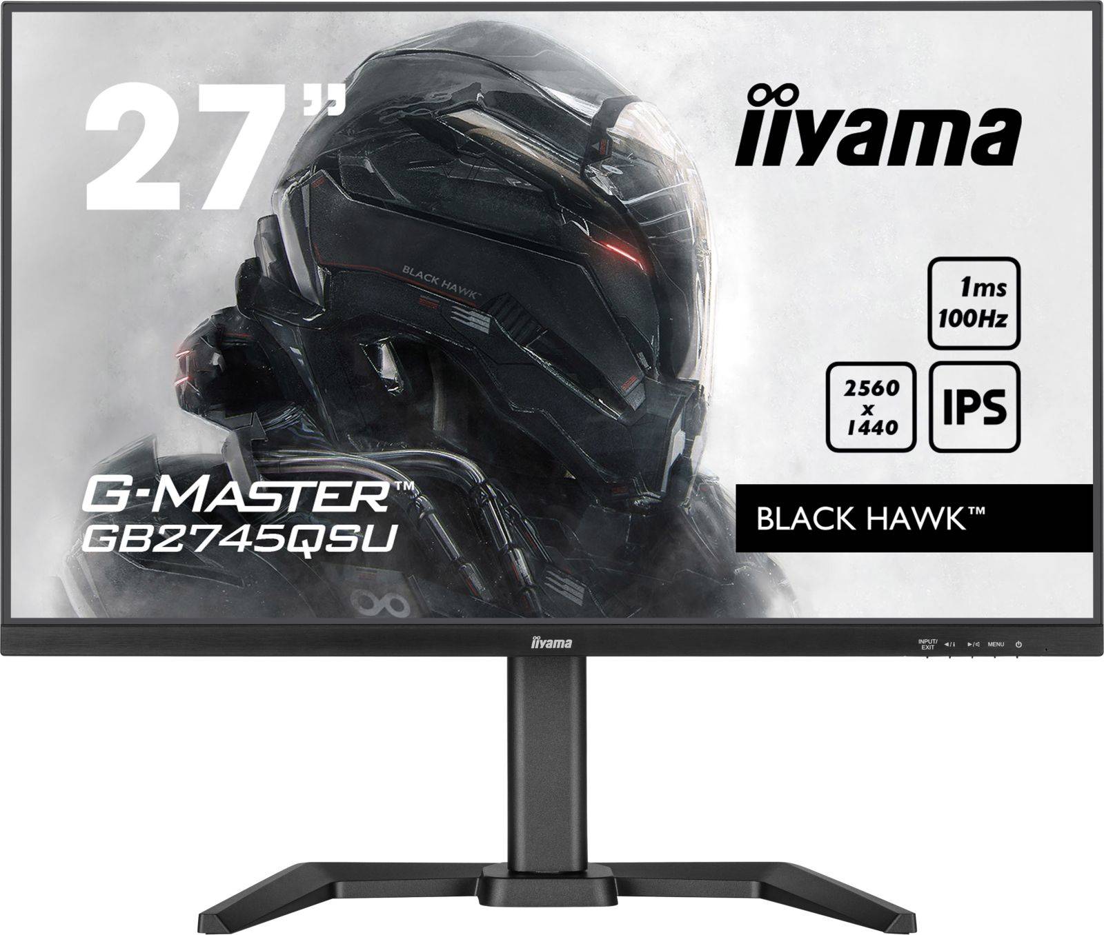 Iiyama G-MASTER Black Hawk GB2745QSU-B1 - LED-Monitor - 68.5 cm (27")-0