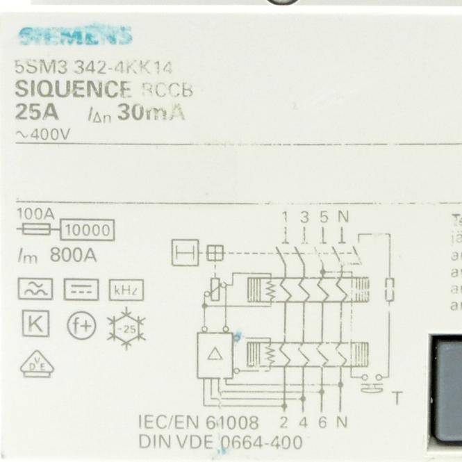 Siemens FI- Schutzschalter (5SM3 342-4KK14)-2