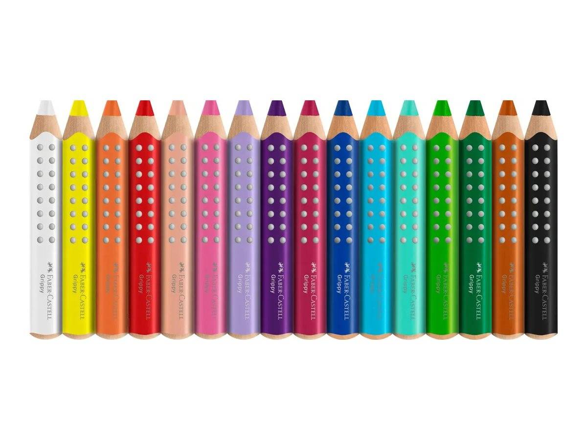 FABER-CASTELL - Buntstift Grippy 16er Set mit Spitzer-3