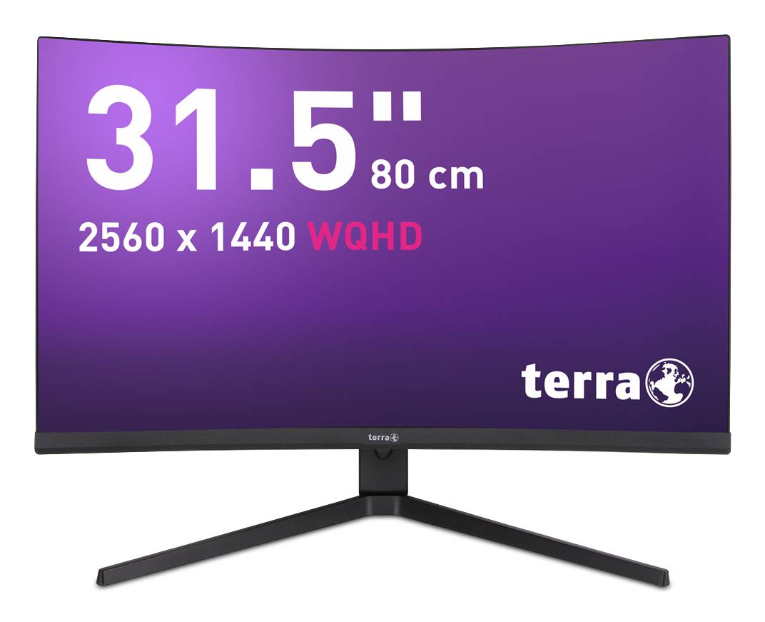 TERRA LCD/LED 3285W HA black CURVED USB-C/HDMI/DP 80 cm 31.5 Zoll 2560 x 1440 Pixel Wide Quad HD LCD 1 ms Schwarz-3
