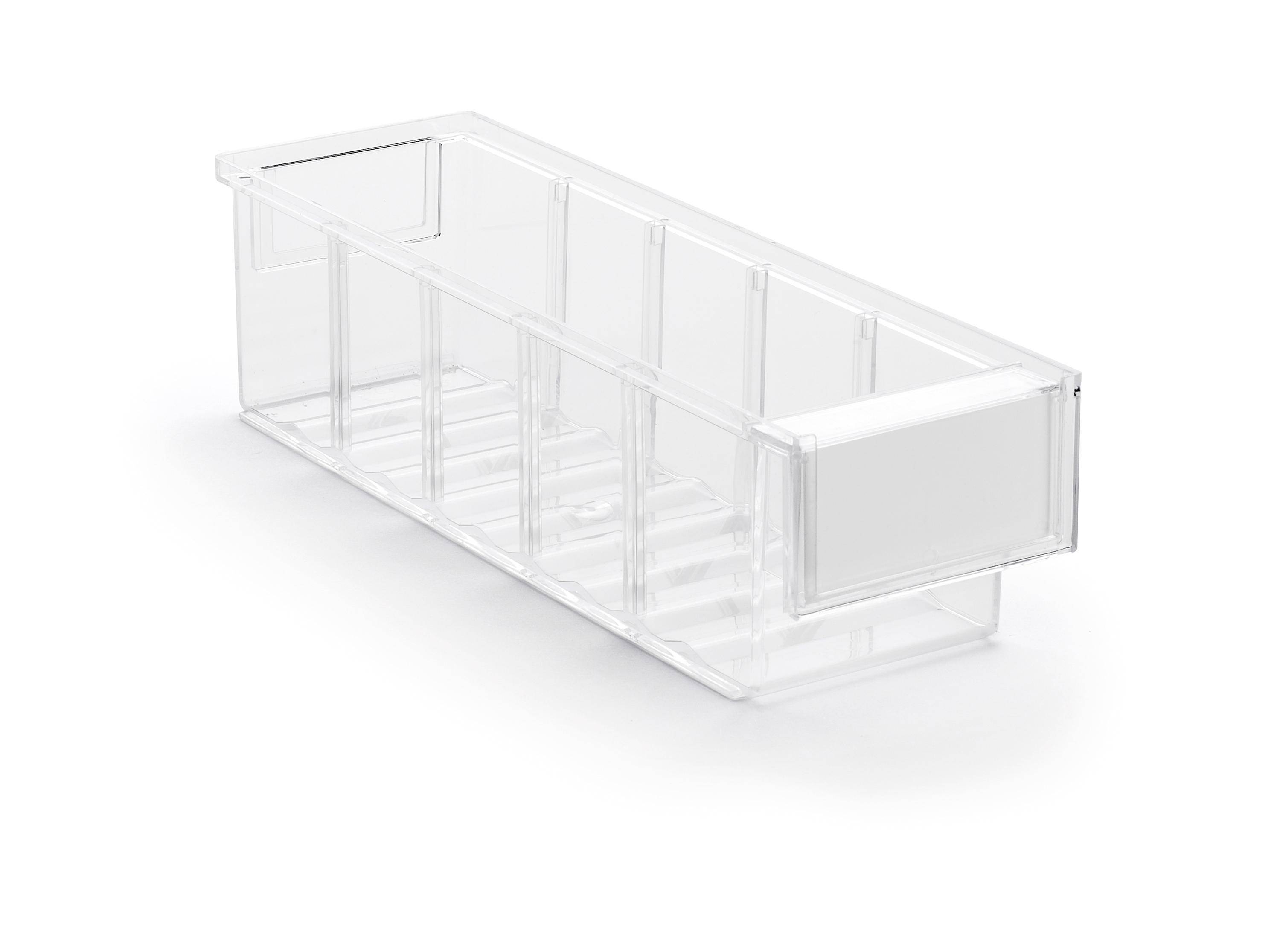 Treston Regalkasten 3010-1, BxTxH 92x300x82 mm, Polystyrol, glasklar-0