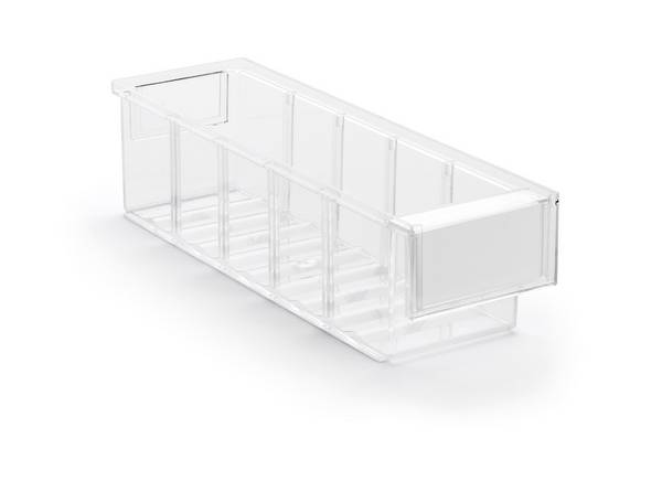 Treston Regalkasten 3010-1, BxTxH 92x300x82 mm, Polystyrol, glasklar