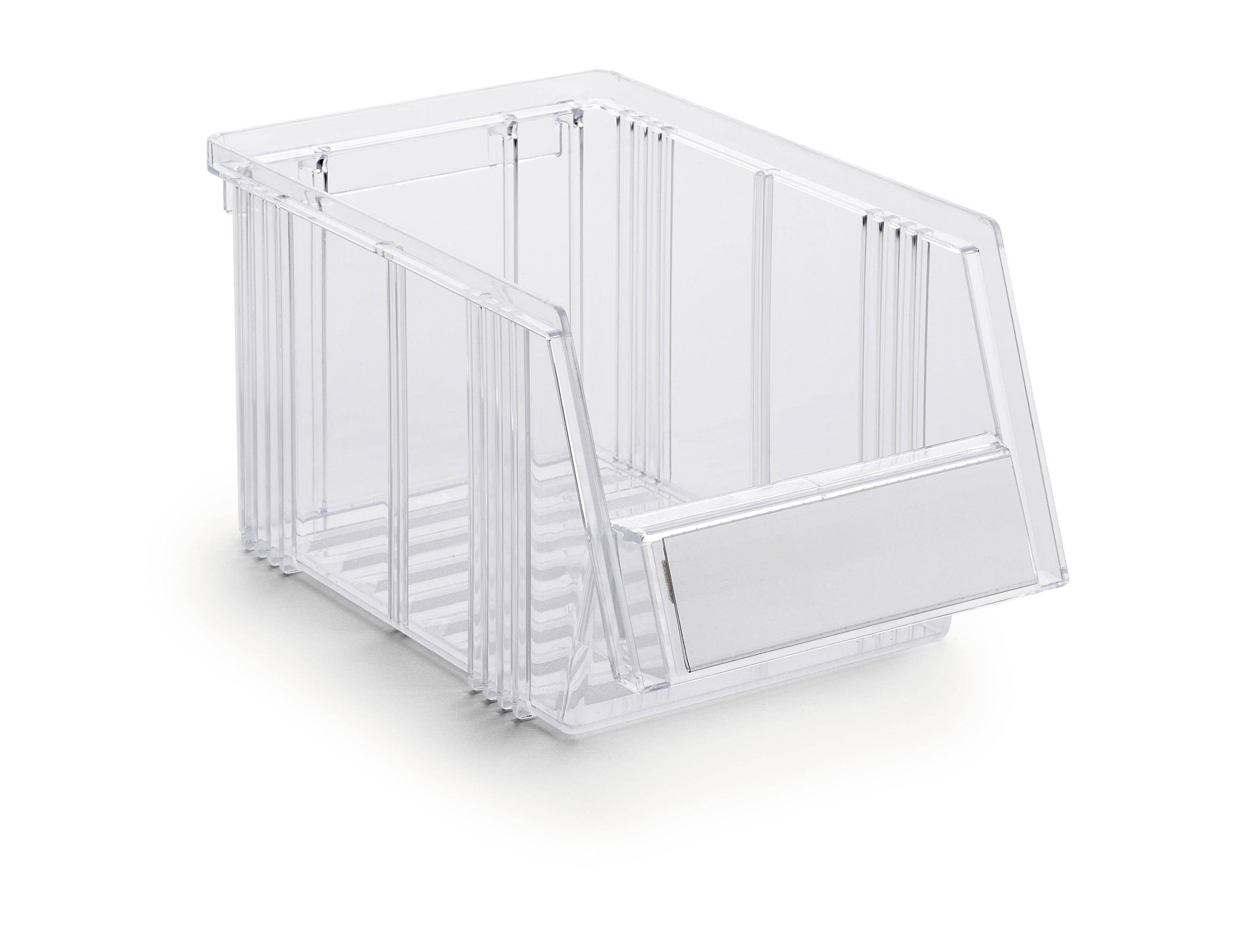 Treston Sichtlagerkasten 1525-1, BxTxH 149x250x130 mm, Polystyrol, glasklar-0