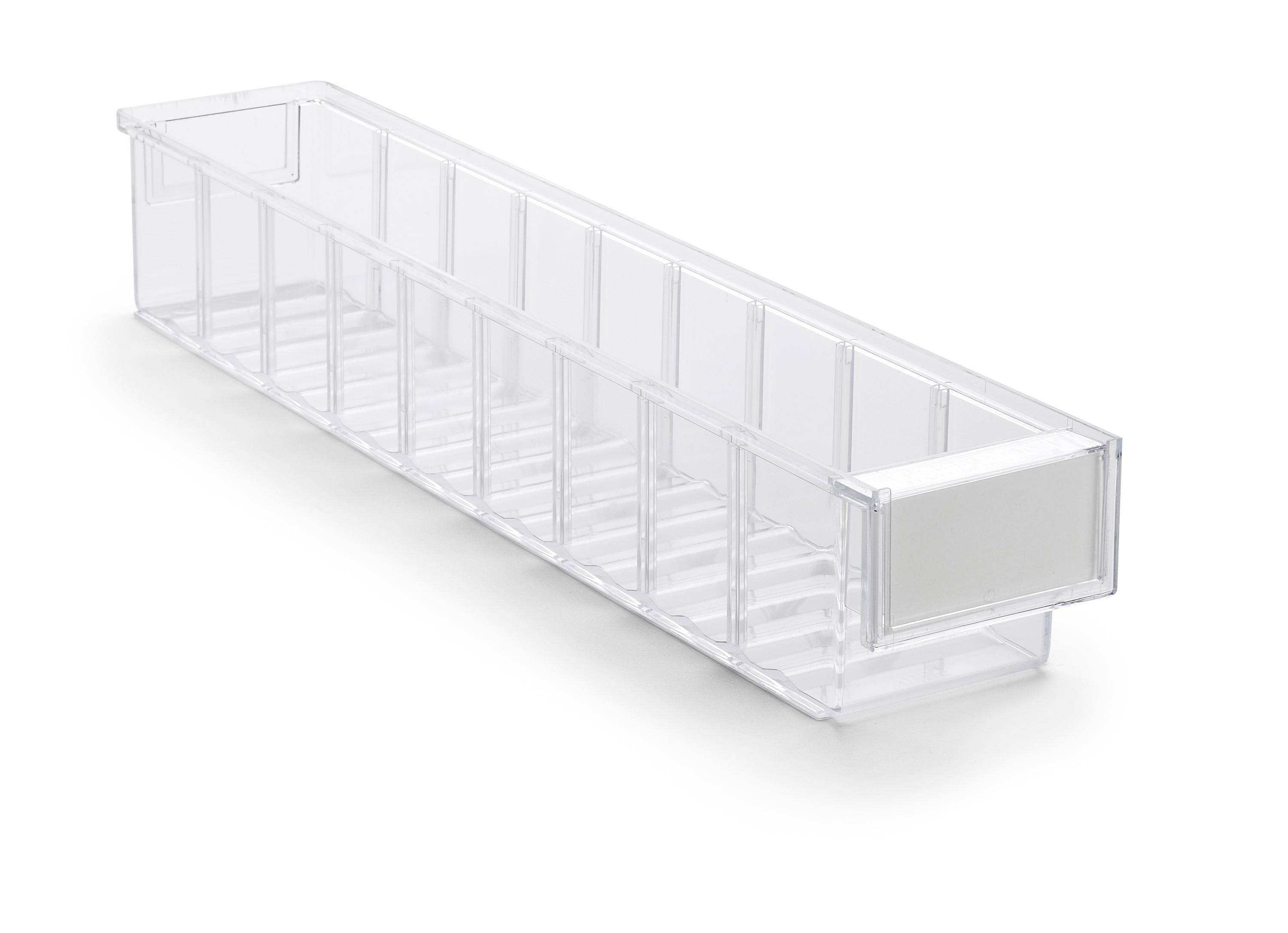 Treston Regalkasten 4010-1, BxTxH 92x500x82mm, Polystyrol, glasklar-0