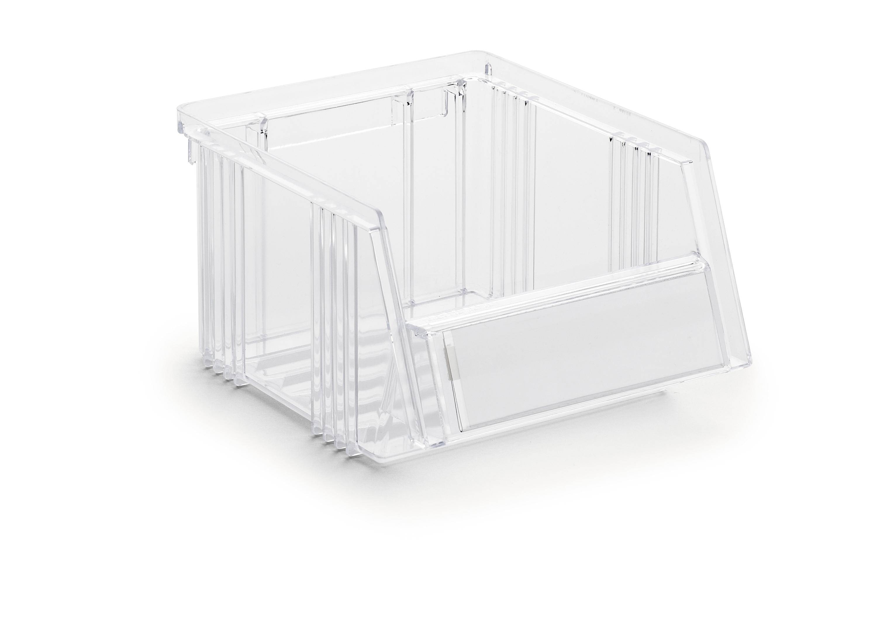 Treston Sichtlagerkasten 1520-1, BxTxH 149x192x105 mm, Polystyrol, glasklar-0