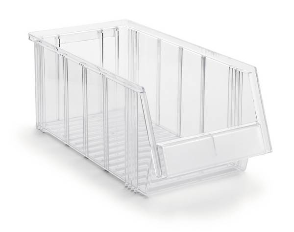 Treston Sichtlagerkasten 1940-1, BxTxH 186x400x156 mm, Polystyrol, glasklar