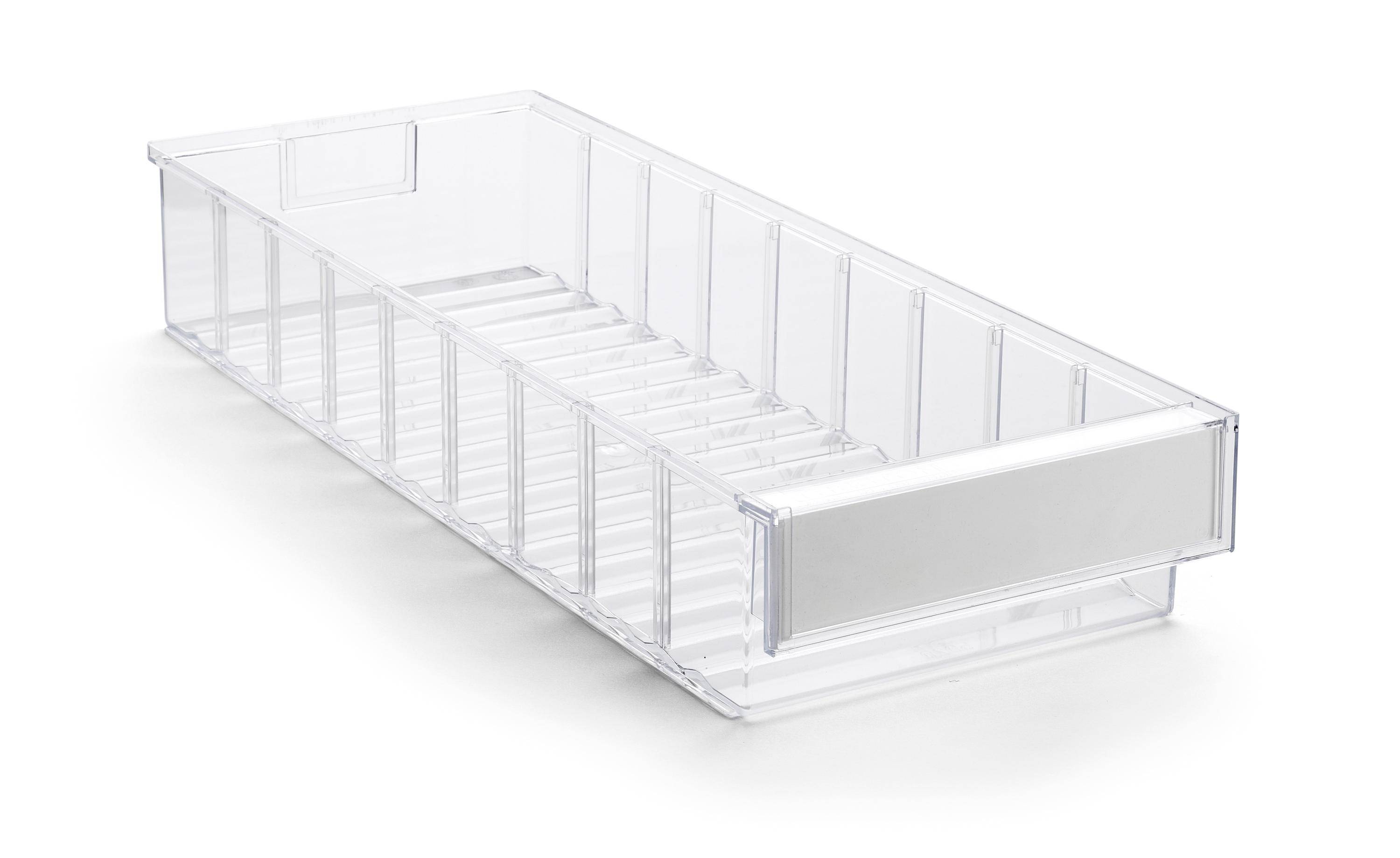 Treston Regalkasten 5020-1, BxTxH 186x500x82 mm, Polystyrol, glasklar-0