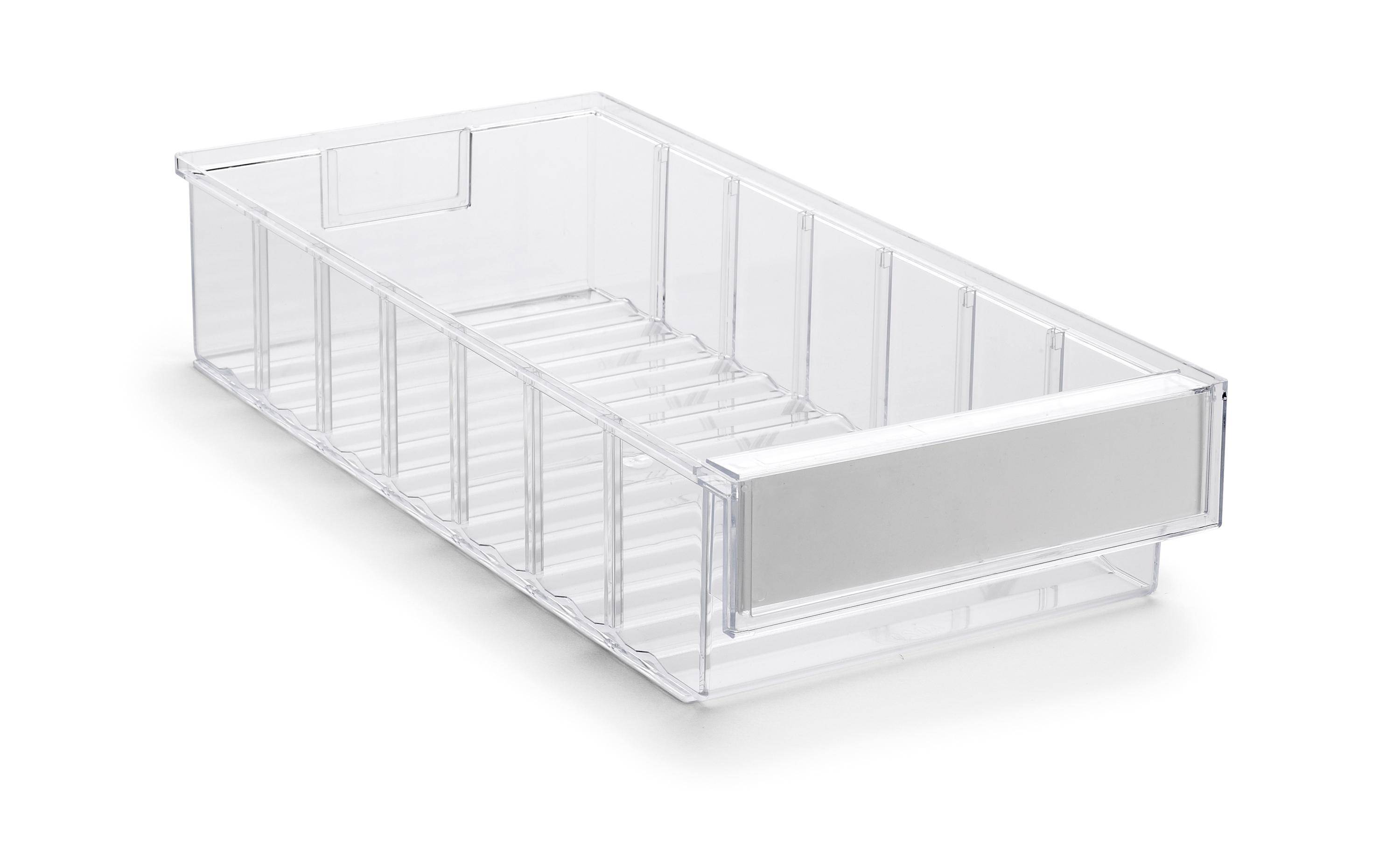 Treston Regalkasten 4020-1, BxTxH 186x400x82 mm, Polystyrol, glasklar-0
