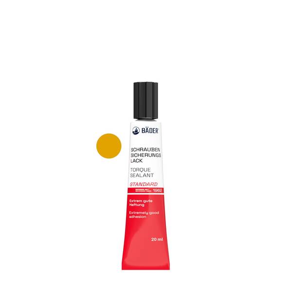 Lackfabrik Bäder Schraubensicherungslack Standard Gelb Tube 20 ml