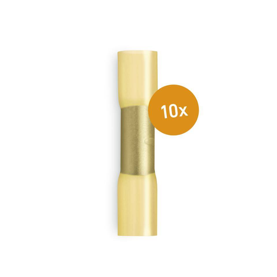 Steinel Crimpverbinder Gelb, für Kabel mit Ø 4,0 - 6,0 mm, wasserdichte Stoßverbinder, 10 Stk.-0