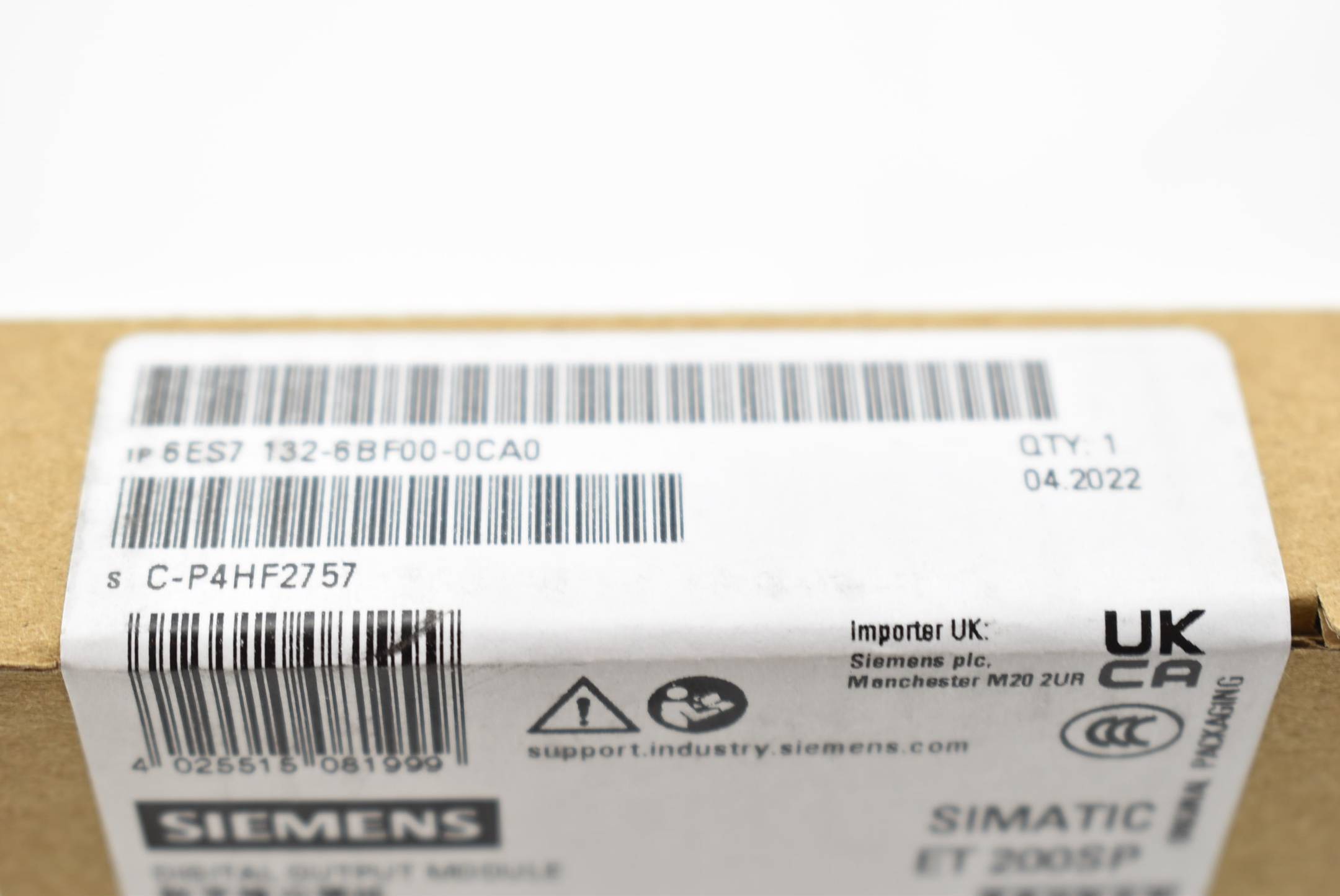 Siemens simatic ET 200SP 6ES7 132-6BF00-0CA0 ( 6ES7132-6BF00-0CA0 ) E.8-1