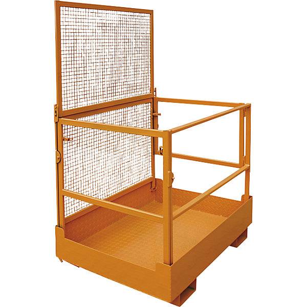 Arbeitsbühne zerlegbar Aufnahme breite Seite ohne Rollen orange RAL 2004. Florian Eichinger GmbH 83805249