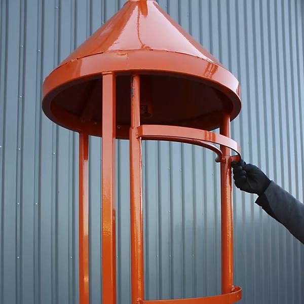 Arbeitskorb für Kran runde Bauweise 1 Kranöse orange RAL 2004. Florian Eichinger GmbH 83801949-2