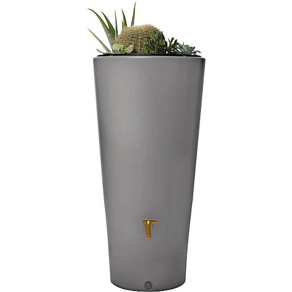 Regenspeicher VASO UV- und witterungsbeständig Volumen 220 l zinkgrau. Otto Graf GmbH | Kunststofferzeugnisse-1