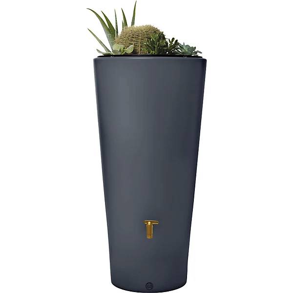 Regenspeicher VASO UV- und witterungsbeständig Volumen 220 l graphitgrau. Otto Graf GmbH |-1